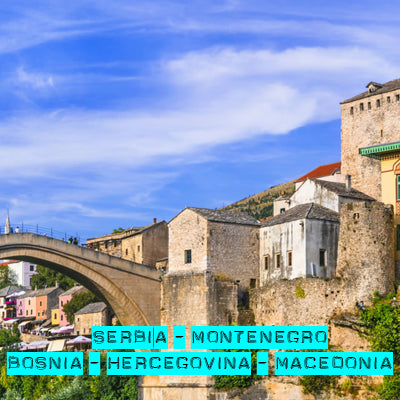 Serbia - Montenegro - Bosnia - Herzegovina - Macedonia. Información para el viajero