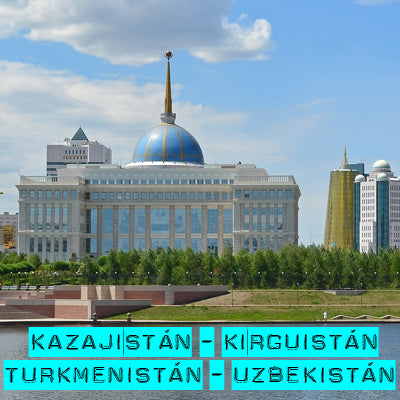 Kazajistán - Kirguistán - Turkmenistán - Uzbekistán. Información para el viajero