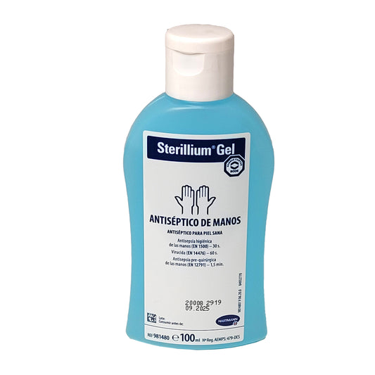 Sterillium Gel higienizante de manos 100 ml. Gel desinfectante de manos con una amplia actividad antimicrobiana y un alto poder hidratante que permite el cuidado de la piel.